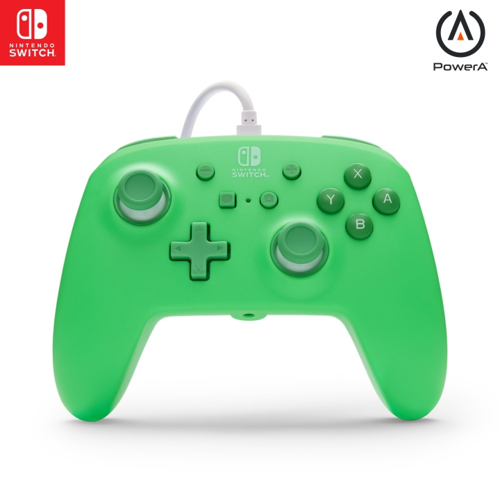PowerA Enhanced trådbunden handkontroll - Seafoam Green / Nintendo Switch i gruppen HEMELEKTRONIK / Spelkonsoler & Tillbehör / Nintendo Switch hos TP E-commerce Nordic AB (D28564)