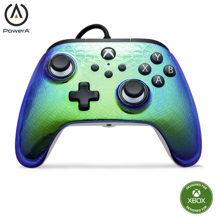 PowerA Advantage trådbunden handkontroll - Raptor Chrome/ Xbox Series X i gruppen HEMELEKTRONIK / Spelkonsoler & Tillbehör / Xbox Series X/S hos TP E-commerce Nordic AB (D28569)