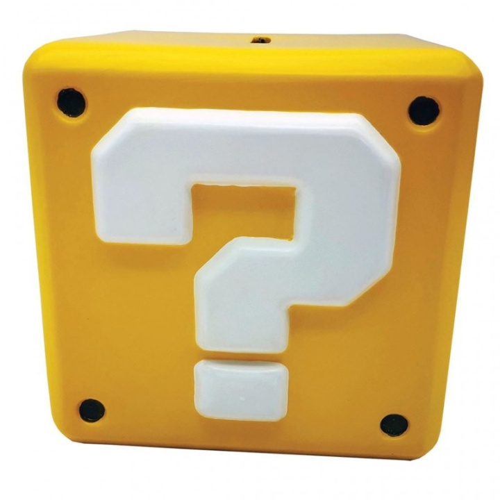 Pyramid International SUPER MARIO (QUESTION MARK BLOCK) SHAPED MONEY BANK i gruppen SPORT, FRITID & HOBBY / Roliga prylar / Övrigt hos TP E-commerce Nordic AB (D28596)