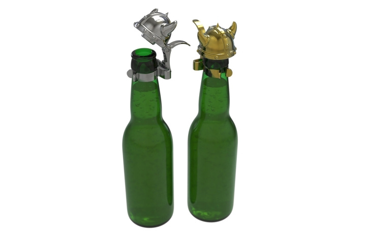 Winkee Flaskproppsset med vikingahjälm - 2 tum i gruppen SPORT, FRITID & HOBBY / Roliga prylar / Övrigt hos TP E-commerce Nordic AB (D28633)