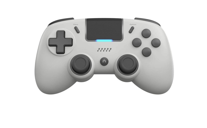 Retro-Fighters Retro-.Fighters - Mantis Mini Bluetooth-handkontroll - Grå i gruppen HEMELEKTRONIK / Spelkonsoler & Tillbehör / Sony PlayStation 4 hos TP E-commerce Nordic AB (D28657)