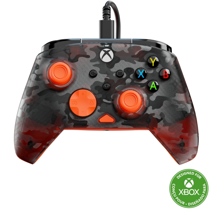 Turtle Beach ® Rematch™ Core - Ghost Black Camo/Orange i gruppen HEMELEKTRONIK / Spelkonsoler & Tillbehör / Xbox Series X/S hos TP E-commerce Nordic AB (D28661)