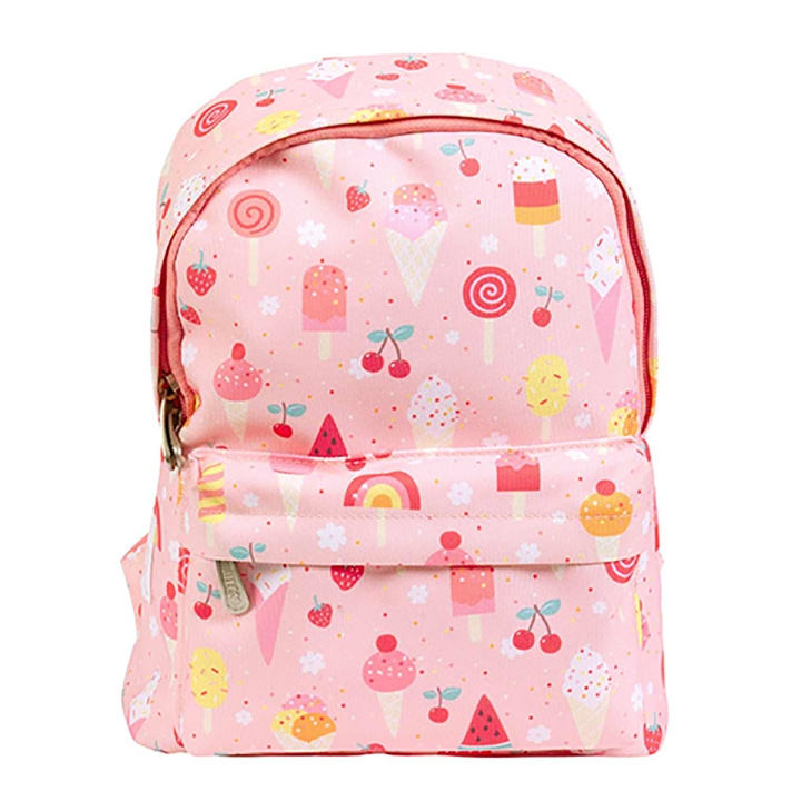 A little lovely company Liten ryggsäck - Icecream - 22 x 30 x 10 cm i gruppen LEKSAKER, BARN- & BABYPRODUKTER / Resa / Barnväskor / Ryggsäckar hos TP E-commerce Nordic AB (D28667)