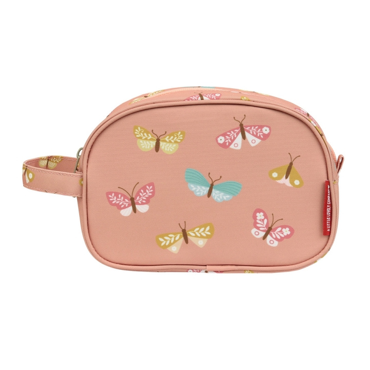 A little lovely company Toilet bag - Butterﬂies - 20.5 x 14 x 9.5 cm | LEKSAKER, BARN- & BABYPRODUKTER - Barnrum - Förvaring | GameStuff