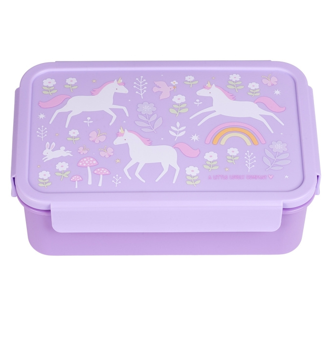 A little lovely company Bento matlåda - Unicorn Dreams (BBUDPU70) i gruppen LEKSAKER, BARN- & BABYPRODUKTER / Äta & Dricka / Barnserviser hos TP E-commerce Nordic AB (D28679)