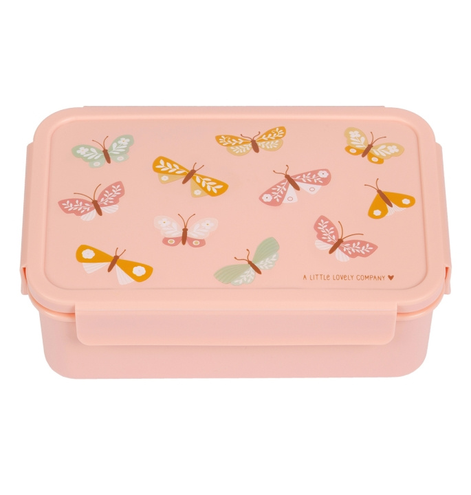 A little lovely company Bento matlåda - Butterﬂies (BBBUPI67) i gruppen LEKSAKER, BARN- & BABYPRODUKTER / Äta & Dricka / Barnserviser hos TP E-commerce Nordic AB (D28681)