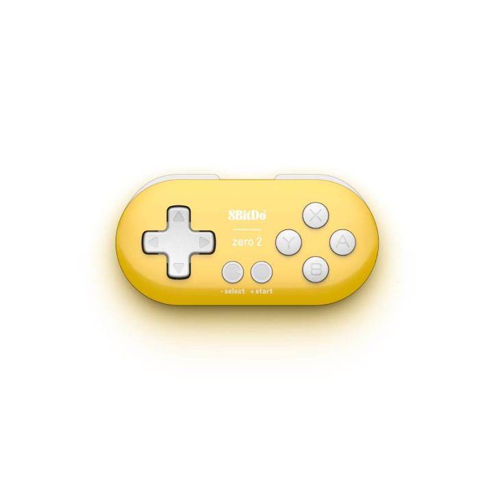 8Bitdo Zero 2 gul utgåva i gruppen HEMELEKTRONIK / Spelkonsoler & Tillbehör / Nintendo Switch hos TP E-commerce Nordic AB (D28694)