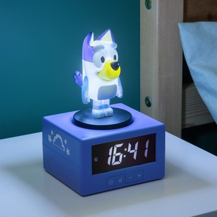 Paladone Bluey Icon väckarklocka i gruppen HEM, HUSHÅLL & TRÄDGÅRD / Väggklockor & Räkneverk / Väckarklockor hos TP E-commerce Nordic AB (D28695)