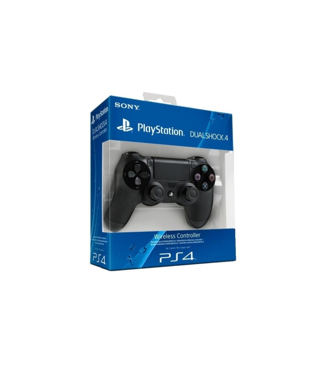 Sony Dualshock 4 handkontroll - svart i gruppen HEMELEKTRONIK / Spelkonsoler & Tillbehör / Sony PlayStation 4 hos TP E-commerce Nordic AB (D28736)