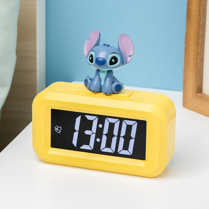 Paladone Stitch Mini karaktär väckarklocka i gruppen HEM, HUSHÅLL & TRÄDGÅRD / Väggklockor & Räkneverk / Väckarklockor hos TP E-commerce Nordic AB (D28768)