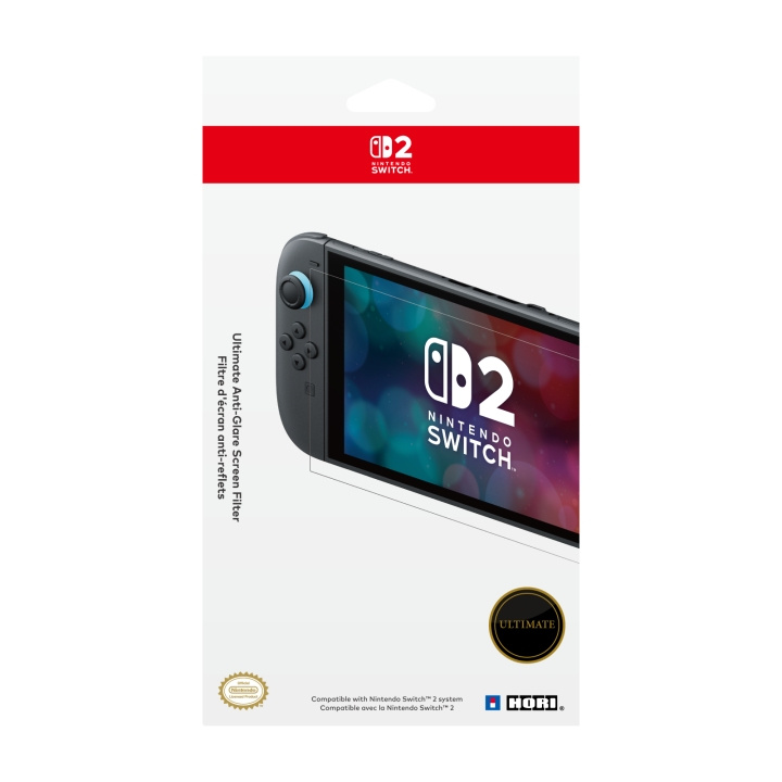 Hori Ultimate Anti-Glare skärmfilter - Transparent i gruppen HEMELEKTRONIK / Spelkonsoler & Tillbehör / Nintendo Switch 2 hos TP E-commerce Nordic AB (D28774)