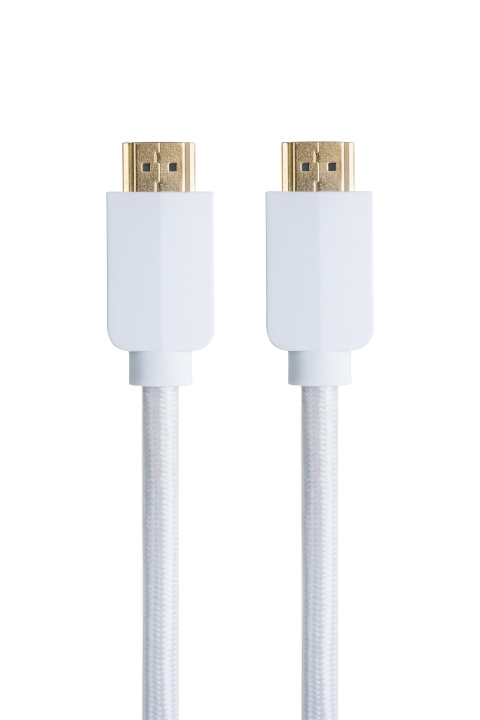 NACON HDMI-kabel 2.1 flätad, 8K - 3 m, vit i gruppen HEMELEKTRONIK / Kablar & Adaptrar / HDMI / Kablar hos TP E-commerce Nordic AB (D28777)