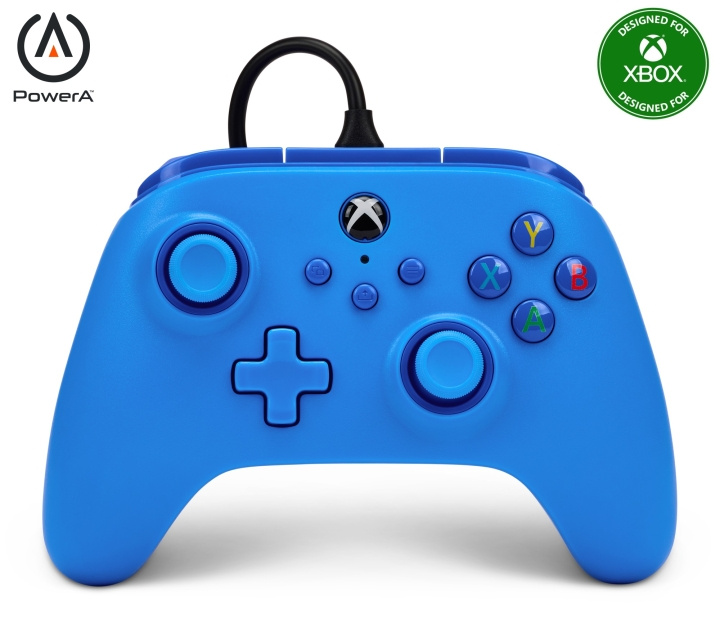 PowerA Trådbunden handkontroll - blå/ Xbox Series X i gruppen HEMELEKTRONIK / Spelkonsoler & Tillbehör / Nintendo Switch hos TP E-commerce Nordic AB (D28802)