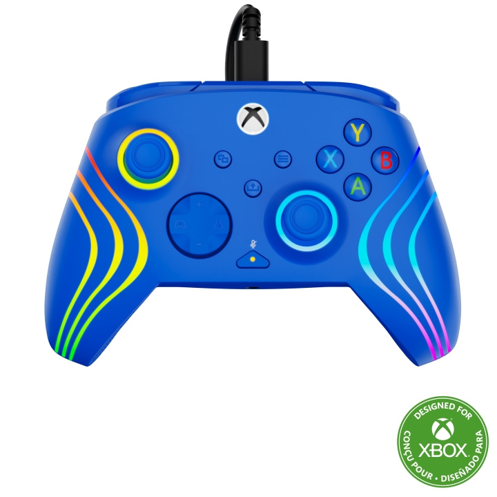Turtle Beach Afterglow Wave trådbunden styrenhet - blå i gruppen HEMELEKTRONIK / Spelkonsoler & Tillbehör / Xbox Series X/S hos TP E-commerce Nordic AB (D28806)