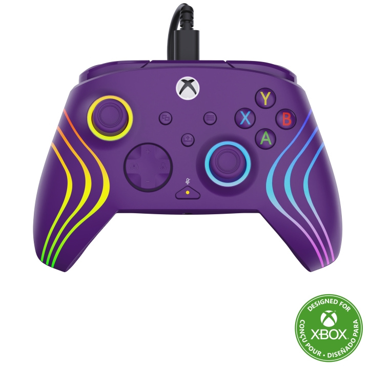 Turtle Beach Afterglow Wave trådbunden styrenhet - lila i gruppen HEMELEKTRONIK / Spelkonsoler & Tillbehör / Xbox Series X/S hos TP E-commerce Nordic AB (D28807)