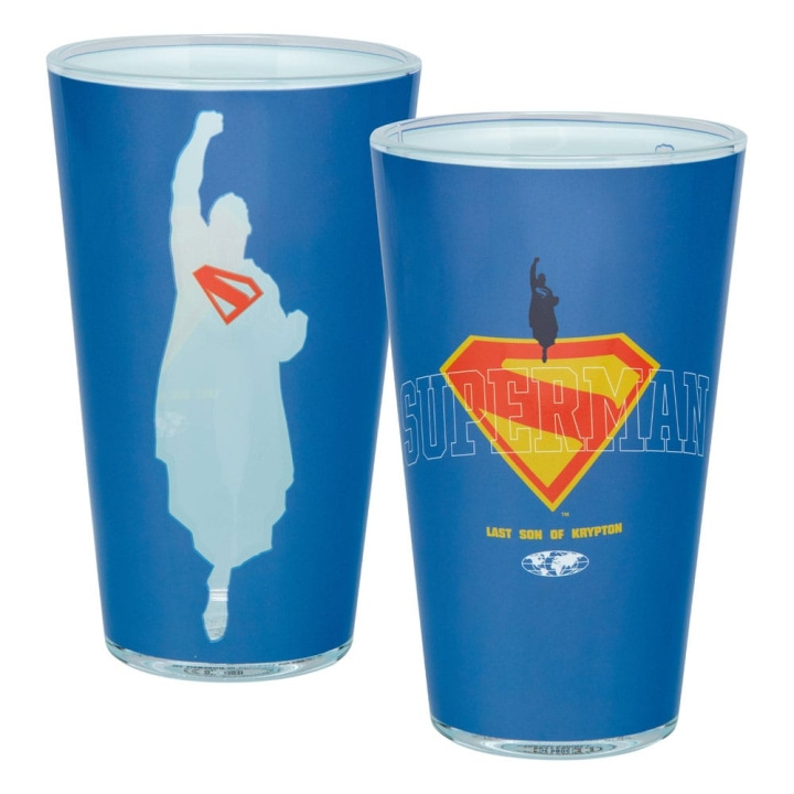 Paladone Superman glas i gruppen LEKSAKER, BARN- & BABYPRODUKTER / Äta & Dricka / Flaskor & Barnmuggar hos TP E-commerce Nordic AB (D28819)