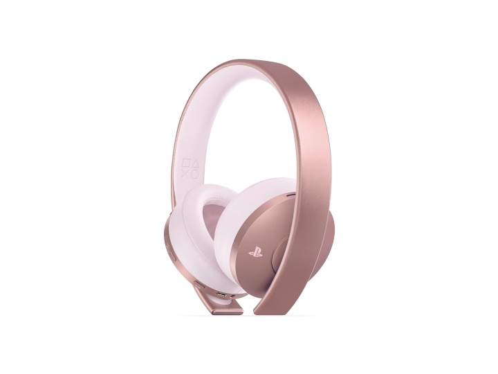 Sony PS4 New Official Sony Gold Wireless Headset 7.1 (Rose Gold) i gruppen HEMELEKTRONIK / Spelkonsoler & Tillbehör / Sony PlayStation 4 hos TP E-commerce Nordic AB (D28831)