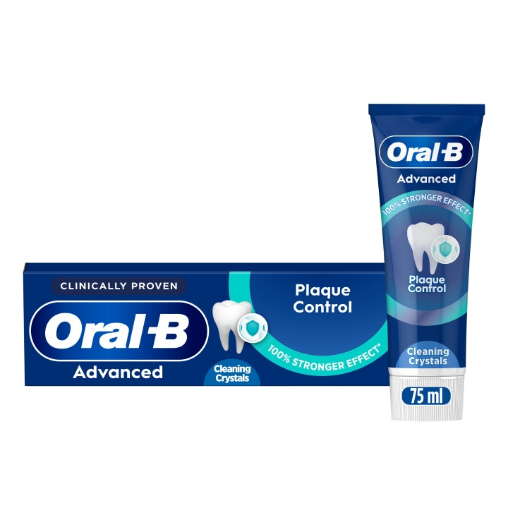 Oral B Advanced Plaque Control Cleaning Crystals Toothpaste - 75 ml i gruppen SKÖNHET & HÄLSA / Munvård / Whiteningprodukter hos TP E-commerce Nordic AB (D28921)