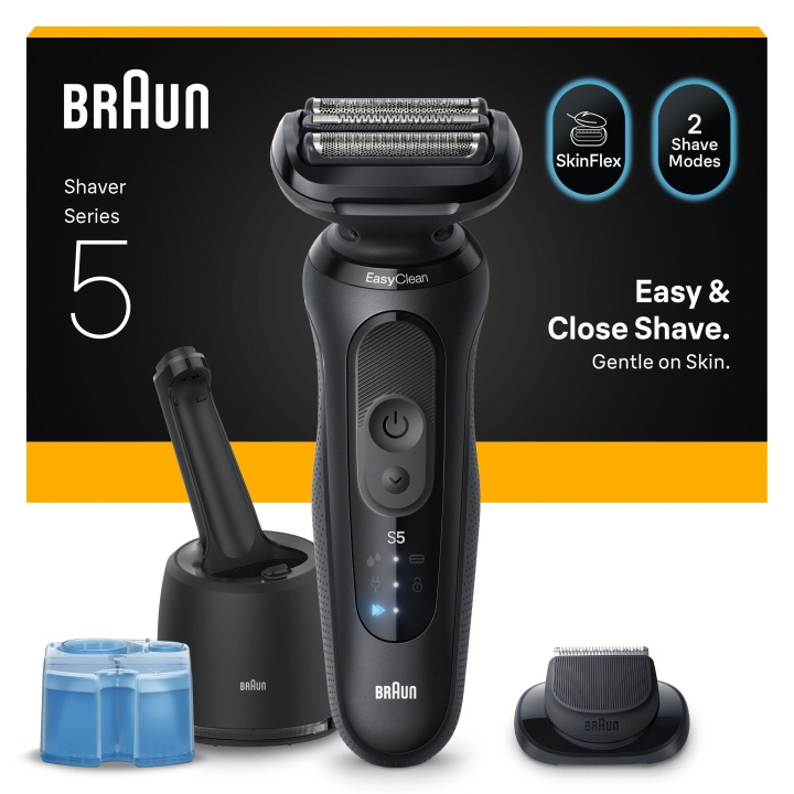 Braun Series 5 Elektrisk rakapparat - Svart i gruppen SKÖNHET & HÄLSA / Hår & Styling / Rakning & Trimning / Rakapparater hos TP E-commerce Nordic AB (D28931)