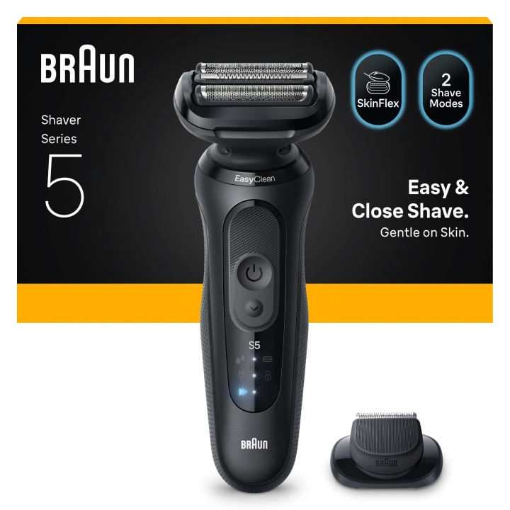 Braun Series 5 Elektrisk rakapparat - Svart i gruppen SKÖNHET & HÄLSA / Hår & Styling / Rakning & Trimning / Rakapparater hos TP E-commerce Nordic AB (D28938)