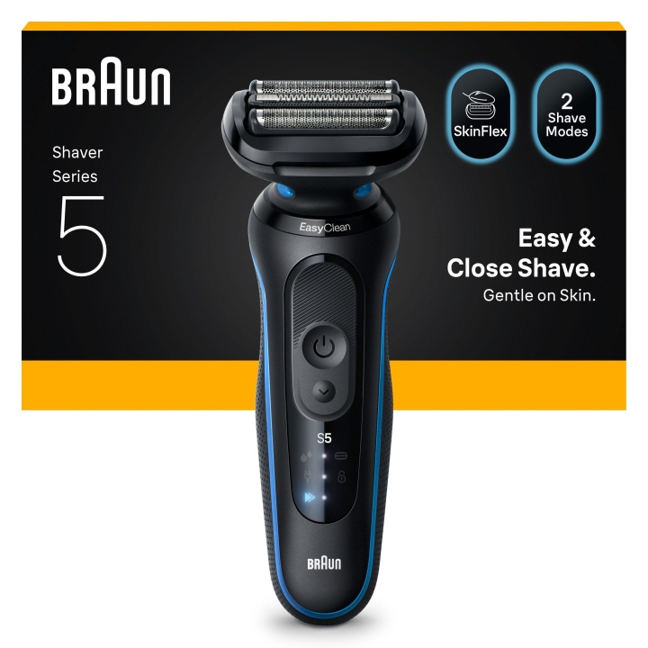 Braun Series 5 Elektrisk rakapparat - Blå i gruppen SKÖNHET & HÄLSA / Hår & Styling / Rakning & Trimning / Rakapparater hos TP E-commerce Nordic AB (D28939)
