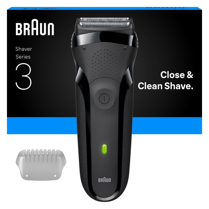 Braun Series 3 Elektrisk rakapparat - Grå i gruppen SKÖNHET & HÄLSA / Hår & Styling / Rakning & Trimning / Rakapparater hos TP E-commerce Nordic AB (D28947)