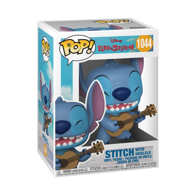 Funko Pop! Lilo and Stitch Stitch w Ukelele (55615) i gruppen SPORT, FRITID & HOBBY / Roliga prylar / Samlarobjekt hos TP E-commerce Nordic AB (D28972)