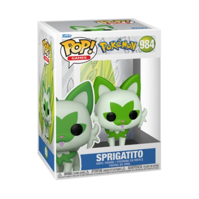 Funko Pop! Pokémon Sprigatito (75191) i gruppen SPORT, FRITID & HOBBY / Roliga prylar / Samlarobjekt hos TP E-commerce Nordic AB (D28973)