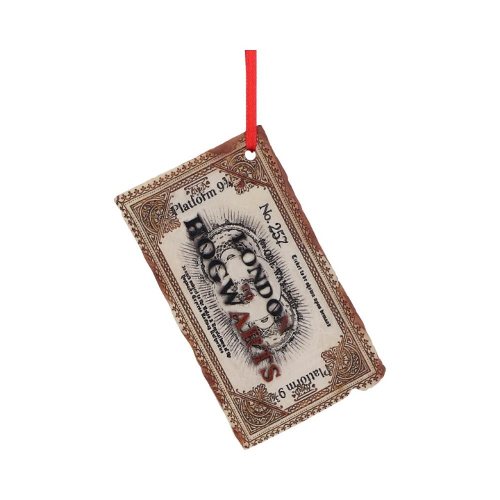 Nemesis Now Harry Potter Hogwarts biljett hängande prydnad i gruppen SPORT, FRITID & HOBBY / Roliga prylar / Samlarobjekt hos TP E-commerce Nordic AB (D29003)