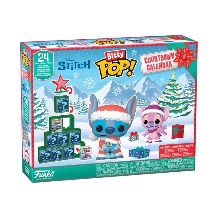 Funko Pop! Bitty Countdown Calendar Stitch Holiday (87002) i gruppen LEKSAKER, BARN- & BABYPRODUKTER / Leksaker / Adventskalendrar hos TP E-commerce Nordic AB (D29004)