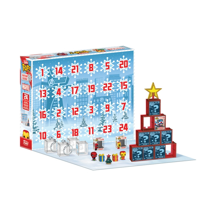 Funko Pop! Bitty Countdown Calendar Marvel Comics (87003) i gruppen LEKSAKER, BARN- & BABYPRODUKTER / Leksaker / Adventskalendrar hos TP E-commerce Nordic AB (D29006)