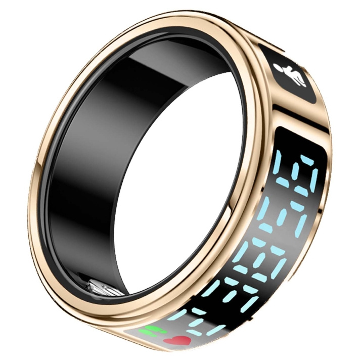 Fitpaddy Fitring Smart Ring med Display XL i gruppen SPORT, FRITID & HOBBY / Smartwatch & Aktivitetsarmband / Aktivitetsarmband hos TP E-commerce Nordic AB (D29110)