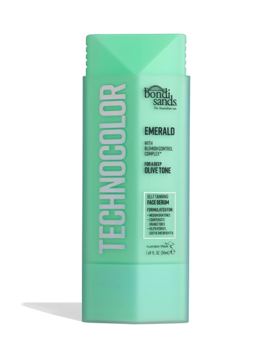 Bondi Sands Technocolor Emerald Face Self Tan Serum - Emerald 30 ml i gruppen SKÖNHET & HÄLSA / Hudvård / Solskydd & Tanning / Brun utan sol hos TP E-commerce Nordic AB (D29141)