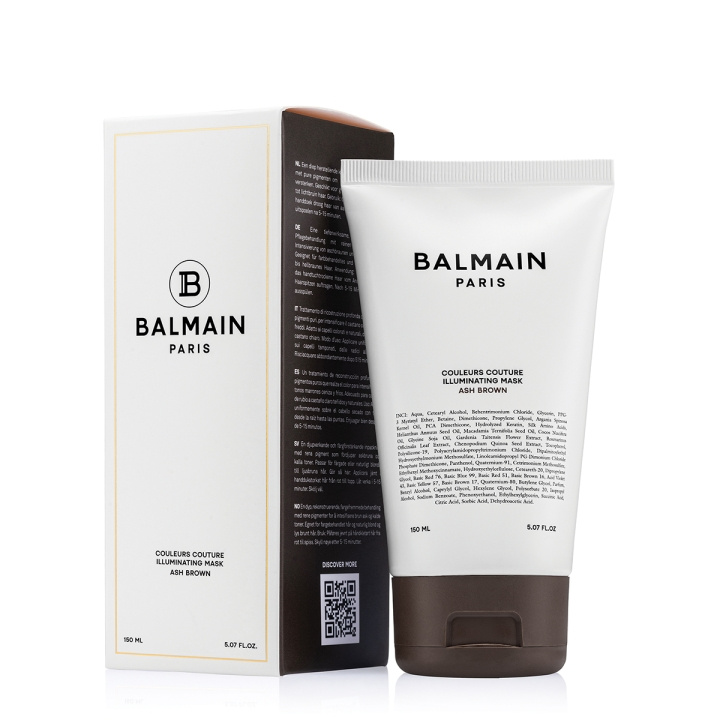 Balmain Hair Couleurs Couture Illuminating Mask - Askbrun - 150 ml i gruppen SKÖNHET & HÄLSA / Hår & Styling / Hårvårdsprodukter / Hårinpackning hos TP E-commerce Nordic AB (D29150)