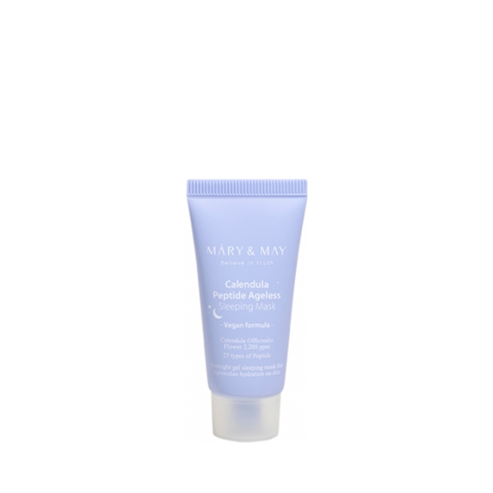 Mary&May Calendula Peptide Ageless Sleeping Mask - 30 g i gruppen SKÖNHET & HÄLSA / Hudvård / Ansiktsvård / Masker hos TP E-commerce Nordic AB (D29271)