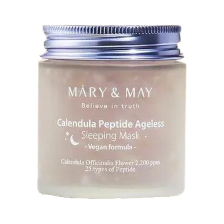 Mary&May Calendula Peptide Ageless Sleeping Mask - 110 g i gruppen SKÖNHET & HÄLSA / Hudvård / Ansiktsvård / Masker hos TP E-commerce Nordic AB (D29273)