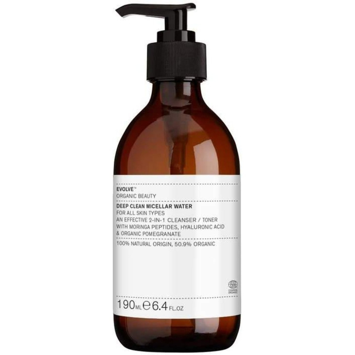 Evolve Beauty Evolve - Deep Clean Micellar Water 190 ml i gruppen SKÖNHET & HÄLSA / Hudvård / Ansiktsvård / Rengöring hos TP E-commerce Nordic AB (D29402)