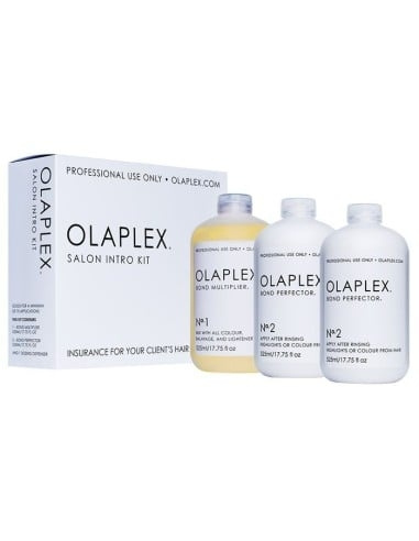 Olaplex Salon Intro Kit 3 - 3 x 525 ml i gruppen SKÖNHET & HÄLSA / Hår & Styling / Hårvårdsprodukter / Hårinpackning hos TP E-commerce Nordic AB (D29412)
