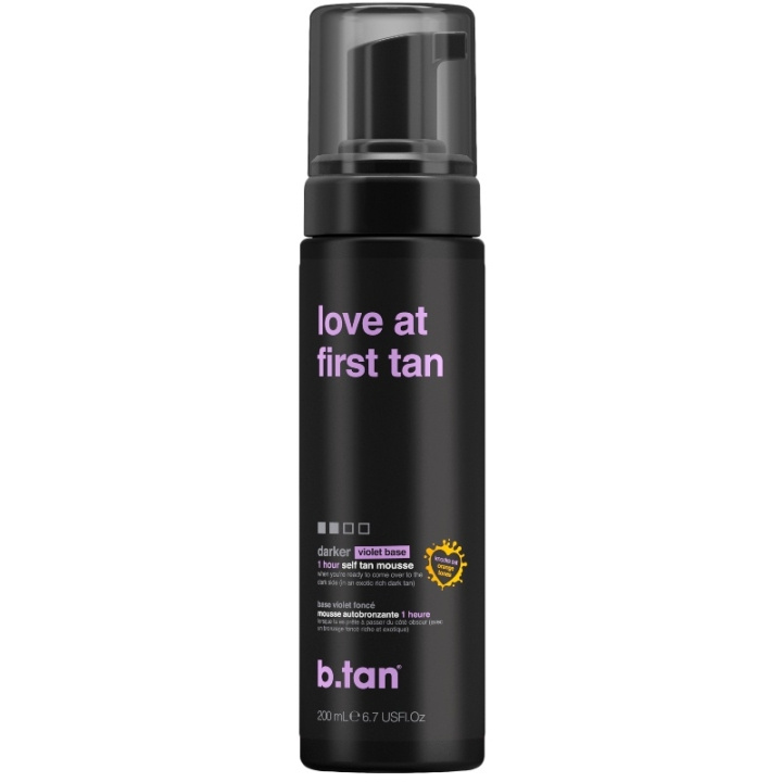 b.tan Love At First Tan Tan Mousse 200 ml i gruppen SKÖNHET & HÄLSA / Hudvård / Solskydd & Tanning / Brun utan sol hos TP E-commerce Nordic AB (D29426)
