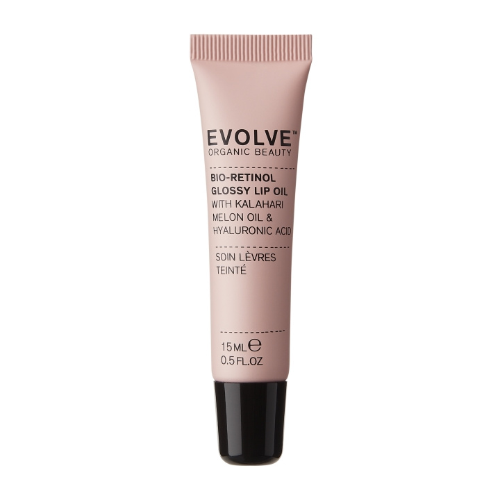 Evolve Beauty Bio-Retinol Glossy Lip Oil 15 ml - Mjuk rosa i gruppen SKÖNHET & HÄLSA / Makeup / Läppar / Läppglans & Plumper hos TP E-commerce Nordic AB (D29475)