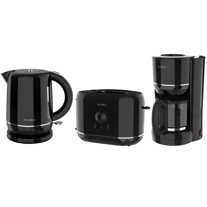 Terraillon Diamond Frukostpaket Serie Svart i gruppen HEM, HUSHÅLL & TRÄDGÅRD / Hushållsmaskiner / Kaffemaskiner & Tillbehör hos TP E-commerce Nordic AB (D29489)