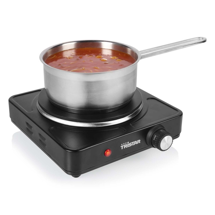Tristar Kokplatta enkel 1500W 18,5cm - KP-6151 i gruppen HEM, HUSHÅLL & TRÄDGÅRD / Hushållsmaskiner / Bänkspisar & Kokplattor hos TP E-commerce Nordic AB (D29501)