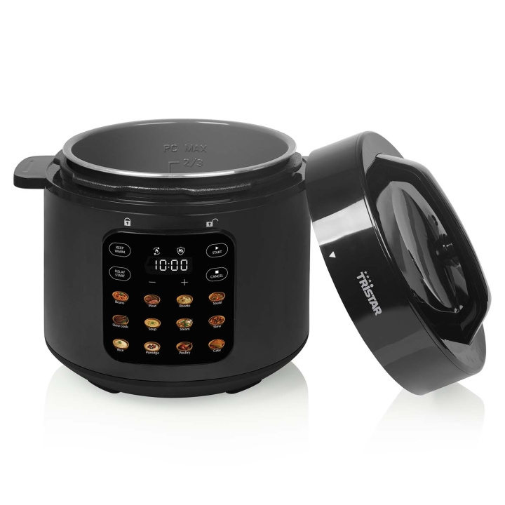 Tristar Tryckkokare 6L 1000W Digital - RK-6160 i gruppen HEM, HUSHÅLL & TRÄDGÅRD / Köksredskap / Övriga köksredskap hos TP E-commerce Nordic AB (D29503)