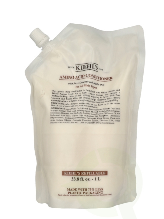 Kiehl\'s Amino Acid Conditioner Refill 1000 ml i gruppen SKÖNHET & HÄLSA / Hår & Styling / Hårvårdsprodukter / Balsam hos TP E-commerce Nordic AB (D29556)