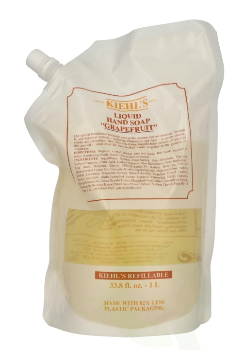 Kiehl\'s Grapefruit Liquid Hand Soap Refill 1000 ml i gruppen SKÖNHET & HÄLSA / Hudvård / Kroppsvård / Handtvål hos TP E-commerce Nordic AB (D29558)
