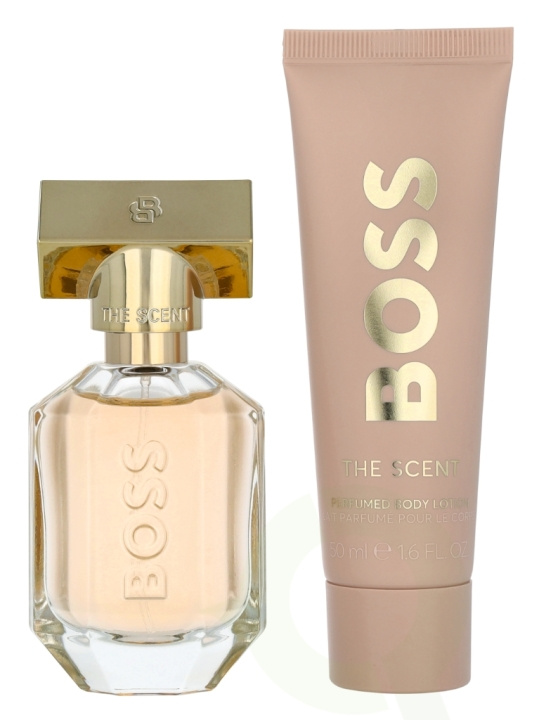 Hugo Boss The Scent For Her Giftset 80 ml Edp Spray 30ml/Body Lotion 50ml i gruppen SKÖNHET & HÄLSA / Doft & Parfym / Parfym / Parfymboxar hos TP E-commerce Nordic AB (D29610)