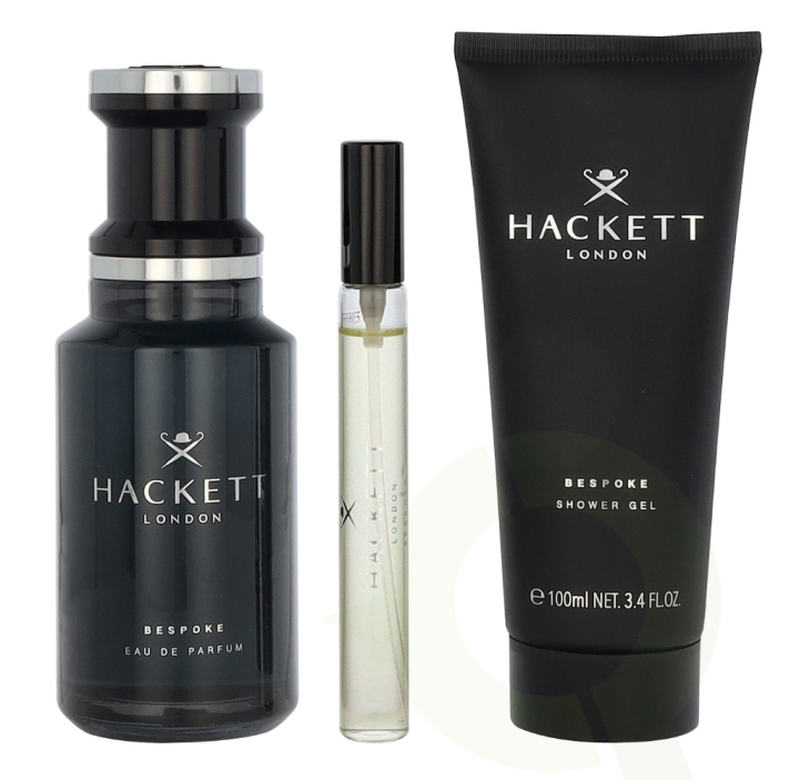 Hackett London Hackett Bespoke Giftset 210 ml Edp Spray 100 ml/Showergel 100 ml/Travel Spray 10 ml i gruppen SKÖNHET & HÄLSA / Doft & Parfym / Parfym / Parfymboxar hos TP E-commerce Nordic AB (D29624)