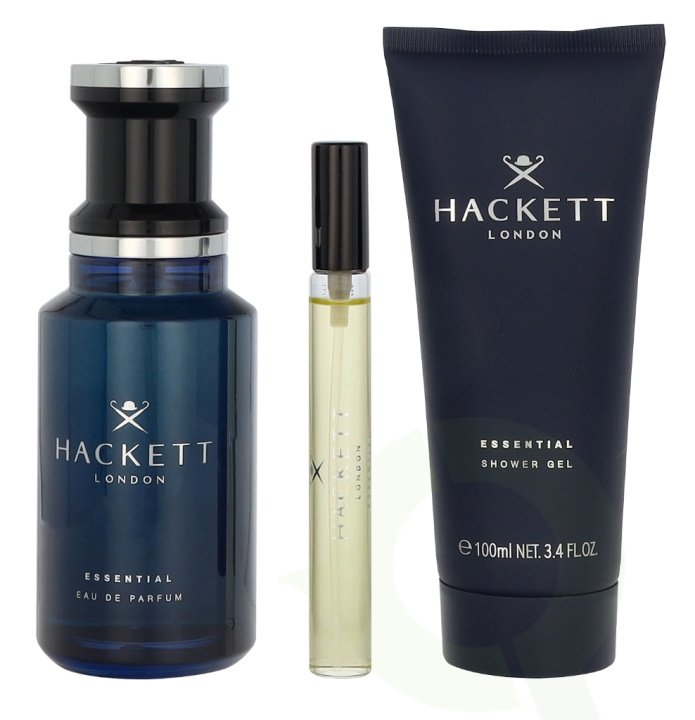 Hackett London Hackett Essential Giftset 210 ml Edp Spray 100 ml/Showergel 100 ml/Travel Spray 10 ml i gruppen SKÖNHET & HÄLSA / Doft & Parfym / Parfym / Parfymboxar hos TP E-commerce Nordic AB (D29625)