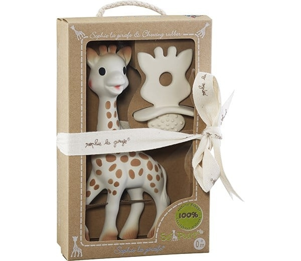 Sophie la Girafe and Chewing Rubber So\'Pure (616624) i gruppen LEKSAKER, BARN- & BABYPRODUKTER / Babyleksaker / Aktivitetsleksaker hos TP E-commerce Nordic AB (D29652)