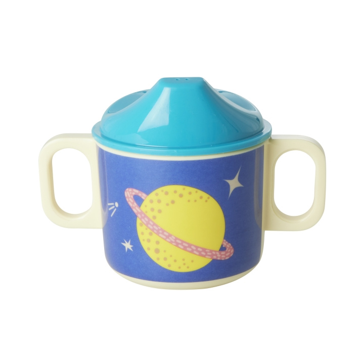 RICE babykopp med 2 handtag - Galaxy Print i gruppen LEKSAKER, BARN- & BABYPRODUKTER / Äta & Dricka / Barnserviser hos TP E-commerce Nordic AB (D29662)